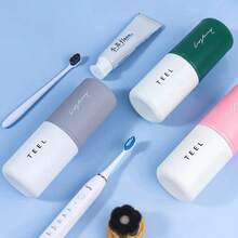 一個粉色漱口杯,刷杯,洗杯,情侶家用浴室牙盆,牙刷杯,牙刷收納盒,旅行杯