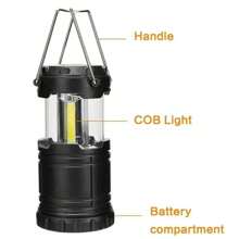 1pc 30LED Tent Lamp, Waterproof Camping Light, Power By 3*AA Battery Emergency Light Portable Lantern Working Lighting Flashlight - White Light - View 11