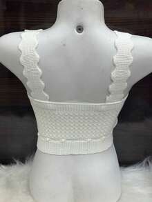 Women Knit Tops - 白色 - 查看 2