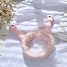 1 Miếng Của phụ nữ Hoạt hình Ốc sên Sừng Hình dạng Dễ thương & Vui Dây buộc tóc Cho rửa mặt Hoặc Tóc - Hồng - Xem 4