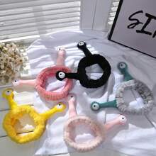 1 Miếng Của phụ nữ Hoạt hình Ốc sên Sừng Hình dạng Dễ thương & Vui Dây buộc tóc Cho rửa mặt Hoặc Tóc - Hồng - Xem 3