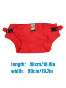 1pc Baby High Chair Safety Belt Portable Infant Travel Harness Waist Belt, Suitable For Everyday Use - Black - View 5