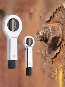 Rusty Nut Splitter Tool Kit - 4 Different Sizes And 4 In 1 Compact Set - Nut Separator And Disassembly Extractor Tool, Durable And Portable! - Silver - View 9