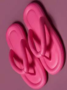 Sandalias Estilo Unisex Con Separador De Dedo, Material De Eva, Comodas y Ligeras. - Rosa - Ver 5