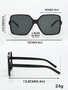 9 件套男女通用全框海滩时尚眼镜，时尚且适合日常佩戴和配饰 - 彩色 - 查看 5