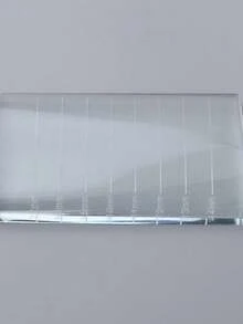 Soporte Para Pestañas Postizas De Cristal V-42 - Plateado - Ver 2