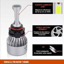Car Bulb Small Model C6 Car Bulb 5202 Series Two 12V - Silver - View 2