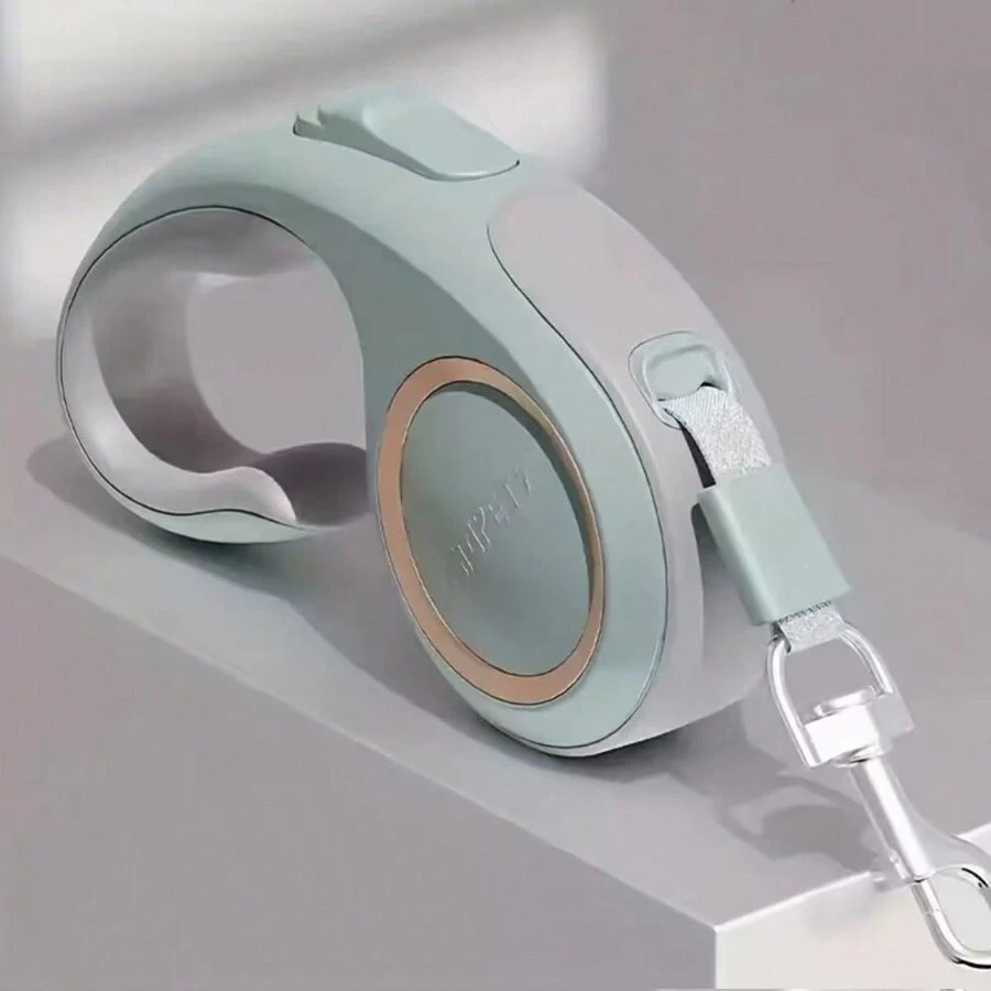 1 Pieza Correa Retráctil Adecuada Para Perros Cuando Salen - Celeste - Ver 1