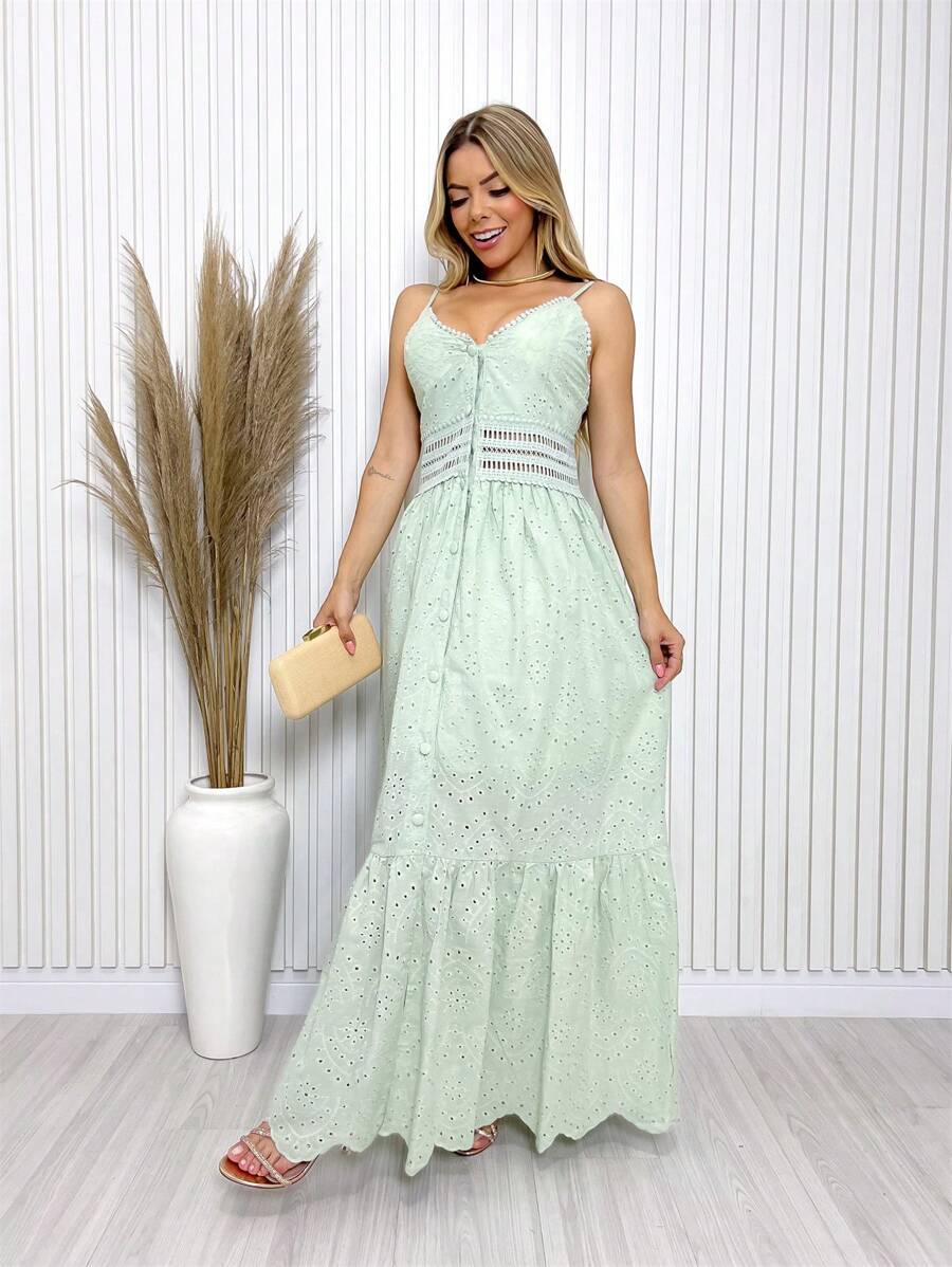 Women Dresses - Green - View 1