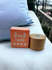 Cinta Adhesiva para sujetar el busto, ropa sin tirantes - Beis - Ver 1
