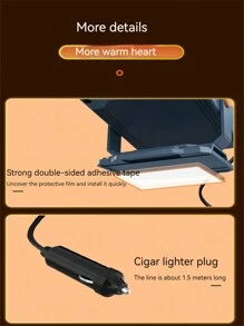 High Power Car Heater Fan Defroster Demister For Windshield Heating, Winter - Dark Green - View 3