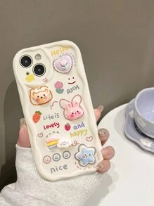 Apple New Cartoon Colored Soft Phone Case Cover Compatible With Iphone P15 7/8/Es/Xs Max, P14 Pro, Iphone 13/11/Xr, Protective Shell For P12/Xs