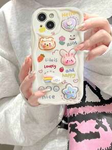 Apple New Cartoon Colored Soft Phone Case Cover Compatible With Iphone P15 7/8/Es/Xs Max, P14 Pro, Iphone 13/11/Xr, Protective Shell For P12/Xs