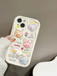 Apple New Cartoon Colored Soft Phone Case Cover Compatible With Iphone P15 7/8/Es/Xs Max, P14 Pro, Iphone 13/11/Xr, Protective Shell For P12/Xs