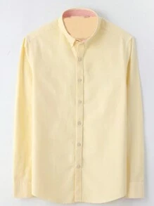 Men Shirts - Yellow - View 1
