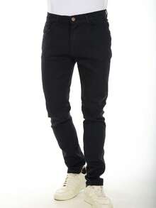 Kit De 2 Pantalones Vaqueros Ajustados Y Oscuros Con Elastano Para Hombre - Multicolor - Ver 2