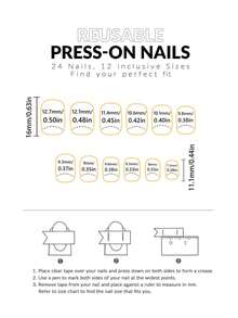 24pcs Short Square Pink Ombre With White Pattern & Heart Rhinestone Decor Korean Style Reusable Press On Nails Set, Suitable For Daily Wear - Multicolor - View 4