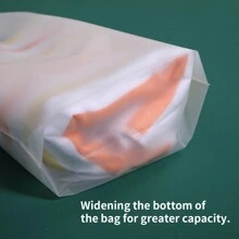 10入組透明拉繩袋,防水收納袋,旅行袋,泳裝收納袋,防塵鞋袋,防水熱泉袋,塑膠袋 - 白色 - 查看 7