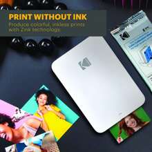 Kodak Premium 2" X 3" Sticky-Backed Zink Photo Paper (20 Sheets), Compatible With Smile And Step Instant Cameras And Instant Printers! - 白色 - 查看 7