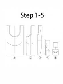 1pc Cute Big Capacity Strawberry Pattern Foldable Portable Shopping Bag, Handbag - Royal Blue - View 3