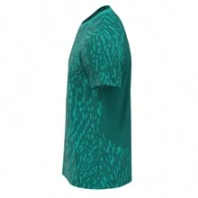 男款全印花運動t恤,適用於健身運動服裝 - 綠色 - 查看 2