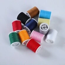 15pcs/Set Multicolor Vibrant Sewing Threads, Sewing Supplies - Multicolor - View 4