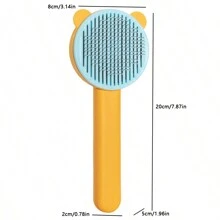 Tẩy lông cho Thú cưng Chải Đối với Cả hai Chó Và Mèo - trái cam - Xem 3