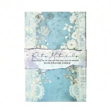 Chunshan Collection Vintage Rural Flowers Hand Account Book, 40 Sheets/1 Set - Brown - View 6