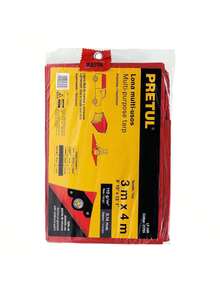 Tarpaulin 3 X 4 M Red LP-34R 23765 - Red - View 2