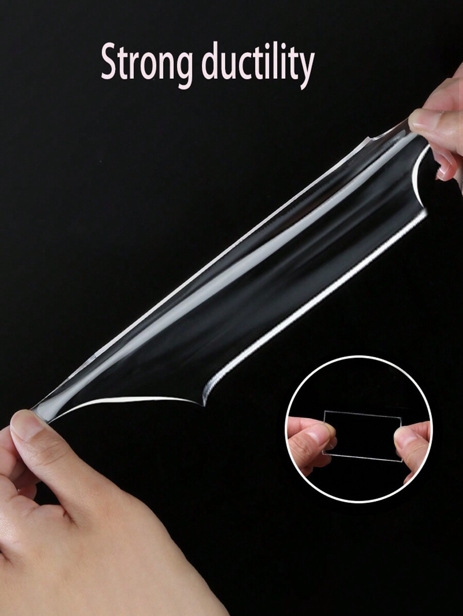 1pc Acrylic Antimold Waterproof Tape, Kitchen Sink Sticker, Transparent Magic Traceless Double