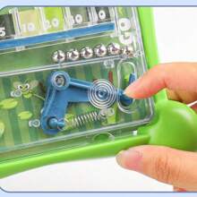 手持式3d迷你弹球遊戲機,復古益智滾珠弹球玩具 - 綠色 - 查看 5