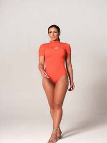 Women Bodysuits - Orange - View 6