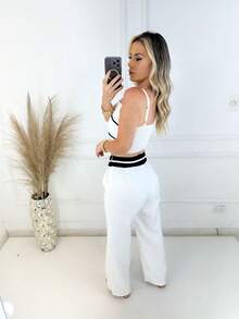 Conjunto De Top Y Pantalón - Blanco - Ver 2