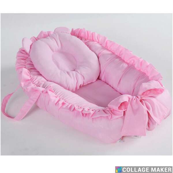 Ninho Redutor de berço + almofadinha anatômica menina menino 100% poliéster