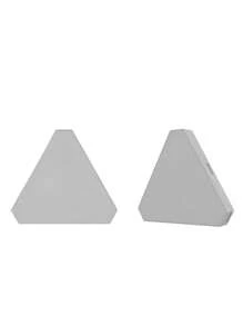 3/6/10pcs  Smart LED Light Panel Color LED Cellular Quantum Triangle  Light, Smart App Control, Dual Control Triangle LED Light Wall Panels With USB-Power, Geometry Triangle Lights Touch Used In Game Room Decor - White - View 8
