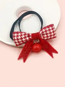 1 件狗狗聖誕領結項圈適合中小型貓狗 - 紅色 - 查看 2