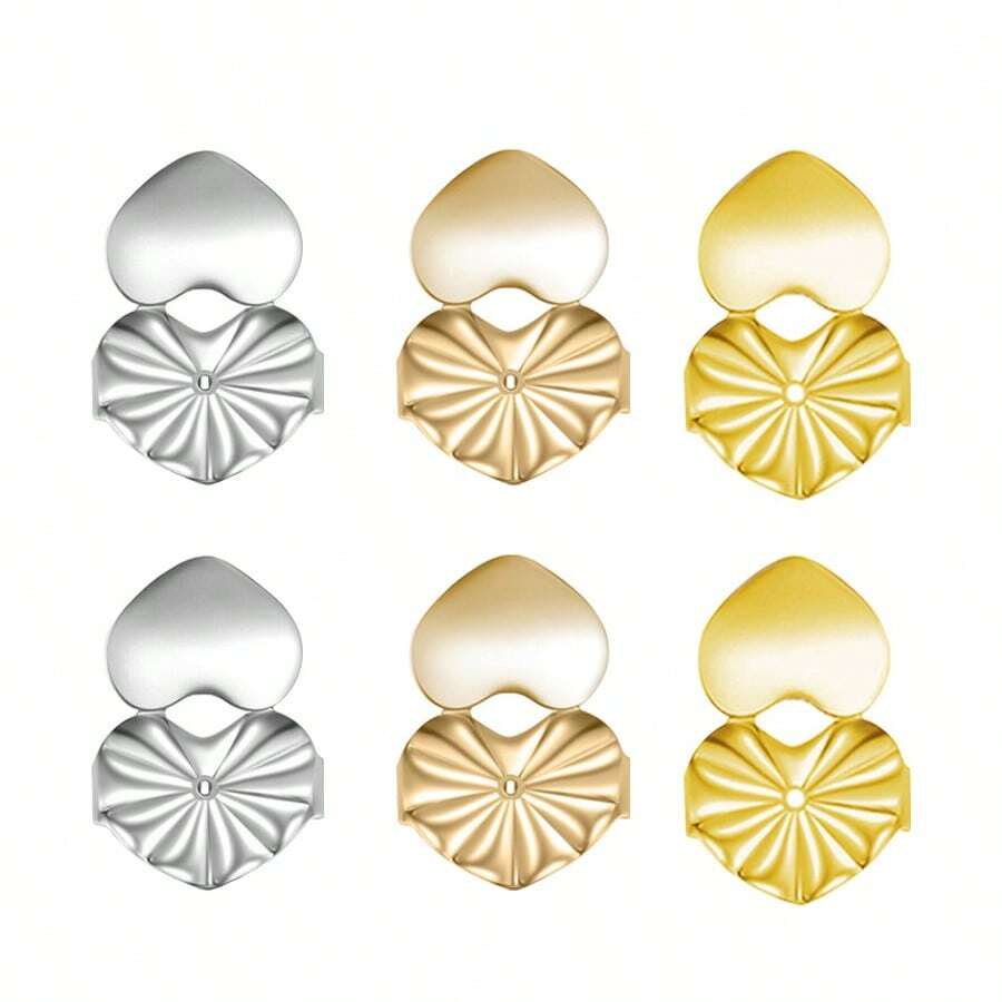 10pcs/Pack Clip-On Earring Backings, Basic Earring Stud Backs For Diy Jewelry Making - 10pcs - View 1