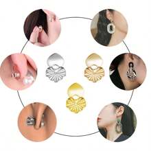 10pcs/Pack Clip-On Earring Backings, Basic Earring Stud Backs For Diy Jewelry Making - 10pcs - View 4