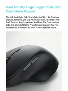 Rapoo 雷柏 N500 黑色有線光電滑鼠,商務辦公即插即用,4 級 Dpi 可調,防滑設計 1.8m 線纜 Usb - 黑色 - 查看 5