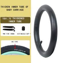 Cámara De Aire Para Bicicleta 18x1.75 - Gris - Ver 1