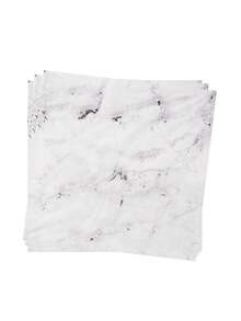 Hexagonal marble bronzing-edged tableware, 7inch Paper Plates, 9inch Paper Plates , Cups and Napkins, Party Decoration Supplies, Home Decor, Room Decor, Scene Decor, Birthday Decor - Multicolor - View 6