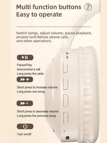 無線耳機耳罩 - 黑色 - 查看 6