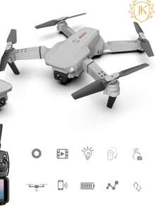 Drone Cuadricóptero Rc Plegable  Con Cámara - Gris - Ver 2