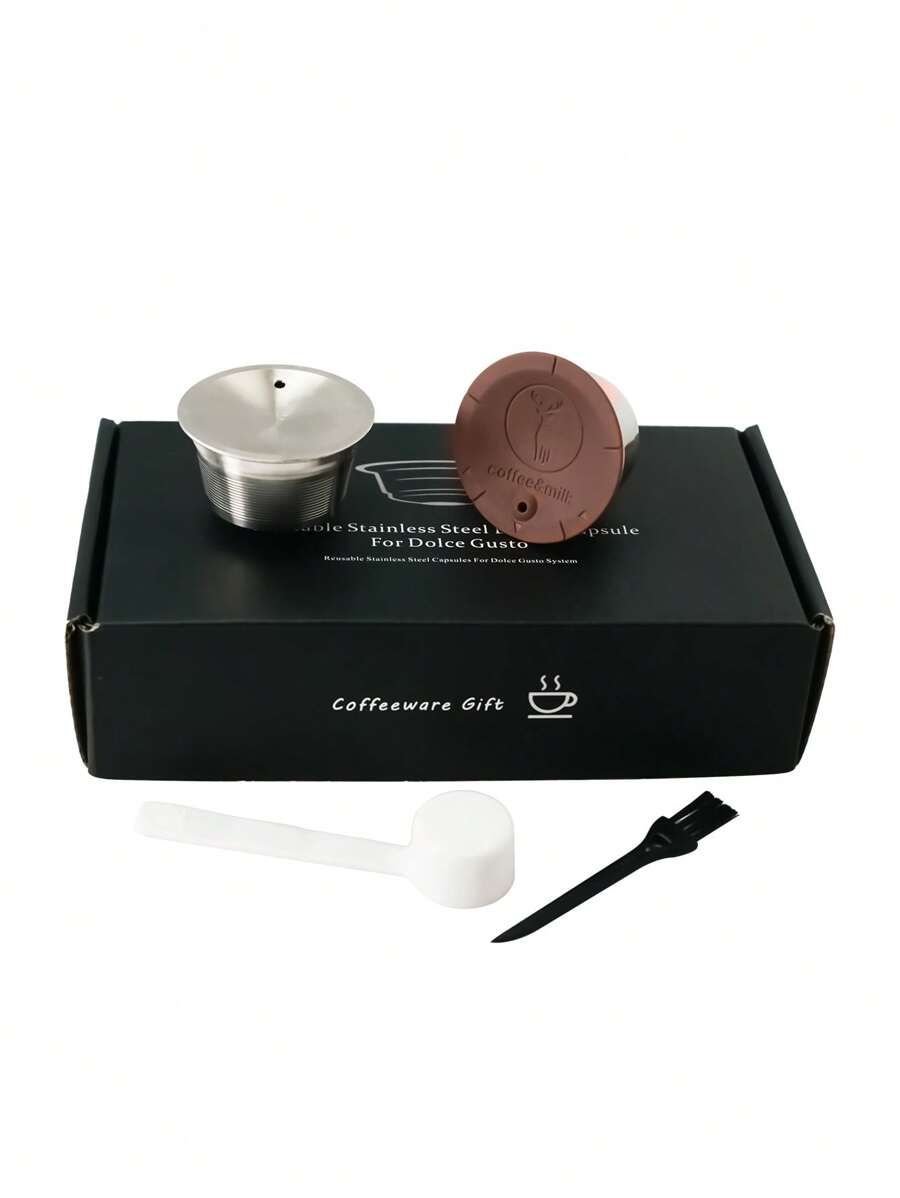 Stainless Steel Refillable Coffee Capsule Cups Reusable Coffee Pods For Dolce Gusto Machine - Wareset - View 1