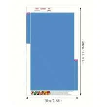 1套diy鑽石畫套件,5d恐龍鑽石藝術套件,圓形鑽石配件,藝術家居裝飾禮品 - 彩色 - 查看 2