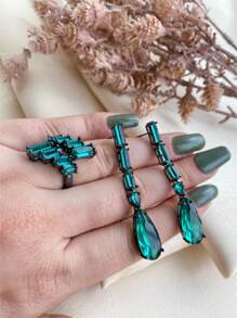 Women's Jewelry Sets - màu xanh lá - Xem 3