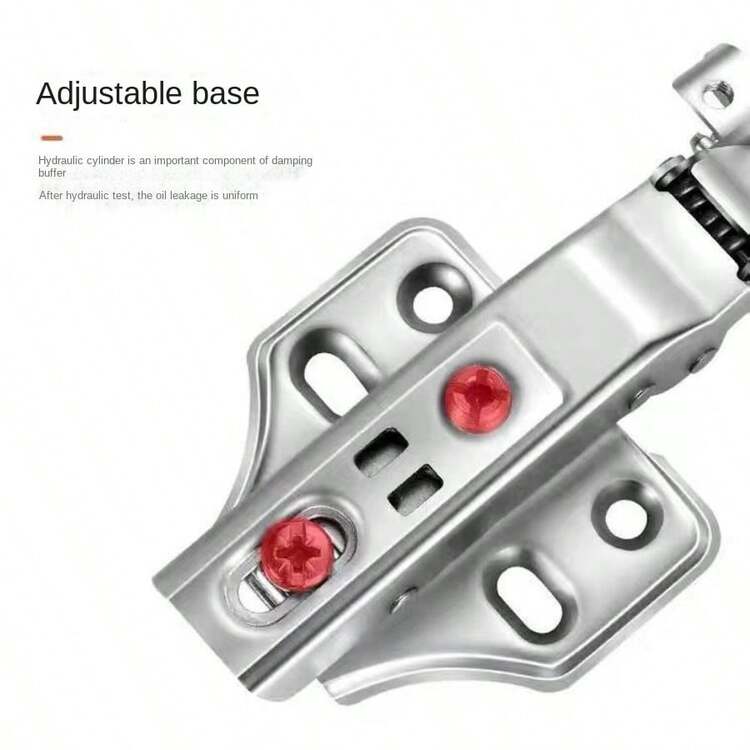 Bisagra De Puerta De Cristal Con Marco De Aluminio Para Gabinete, Botellero, Puerta Con Marco De Aluminio, Amortiguación E Hidráulica, Bisagra Para Puerta De Cristal Minimalista Y Doblada En El Medio - Plateado - Añade 2