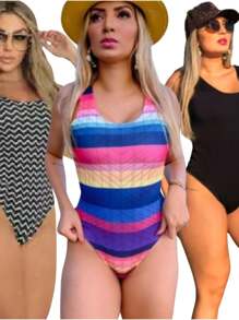 Women One-Pieces - 彩色 - 查看 6