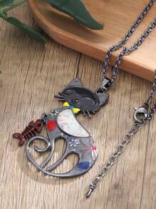 Vòng cổ dài quyến rũ mèo hoạt hình - Nhiều màu - Xem 8