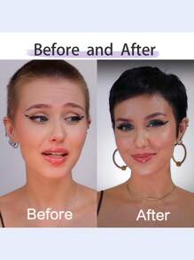 New European And American Short Haircut - Black - View 6